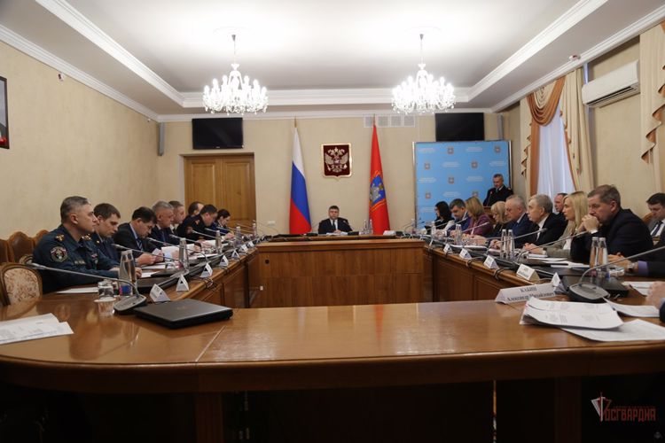 Росгвардия приняла участие в заседании региональной комиссии по профилактике правонарушений