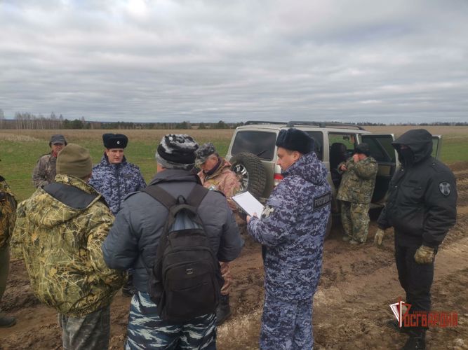 В рамках профилактической операции «Браконьер» росгвардейцы посетили охотугодья Орловской области