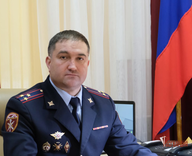 Поздравление начальника регионального Управления Росгвардии полковника полиции Игоря Баранова с Новым 2022 годом