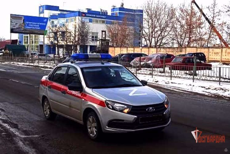 Сотрудники Росгвардии задержали хулигана на охраняемом объекте Северного района