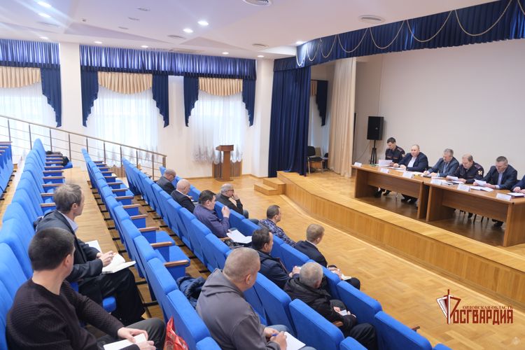 В орле росгвардейцы встретились с представителями субъектов топливно-энергетического комплекса