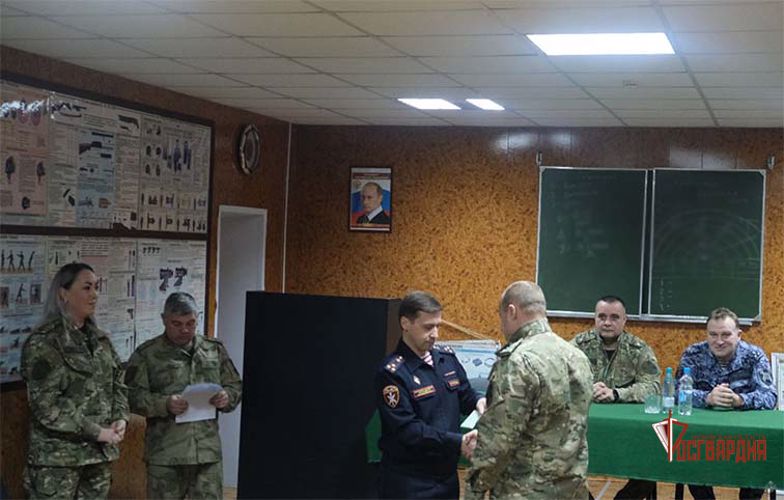 За участие в СВО орловским росгвардейцам вручили госнаграды