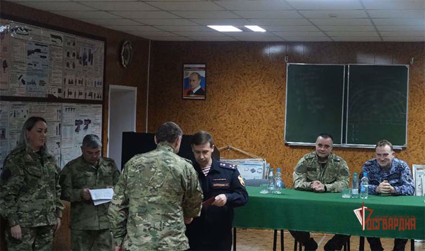 За участие в СВО орловским росгвардейцам вручили госнаграды
