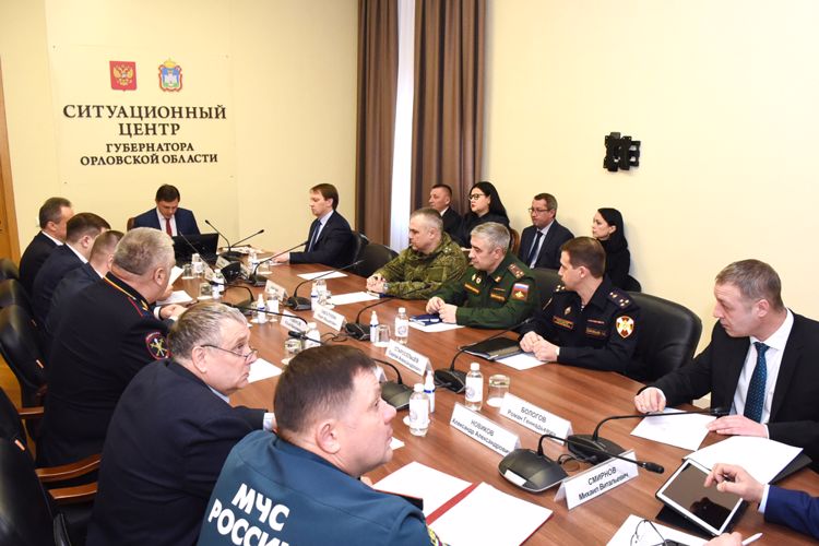 В Орле росгвардейцы обсудили вопросы гражданской обороны и обеспечения безопасности населения