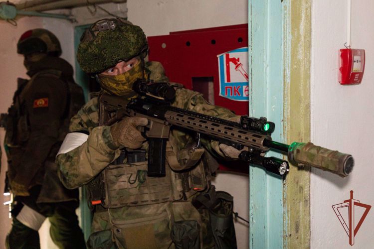 Росгвардейцы разминировали дорогу и ликвидировали схрон с боеприпасами в ДНР (видео)