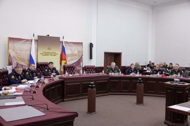 В Росгвардии состоялось заседание оперативного штаба