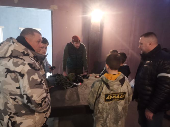 Росгвардейцы приняли участие в полевом выходе орловских юнармейцев