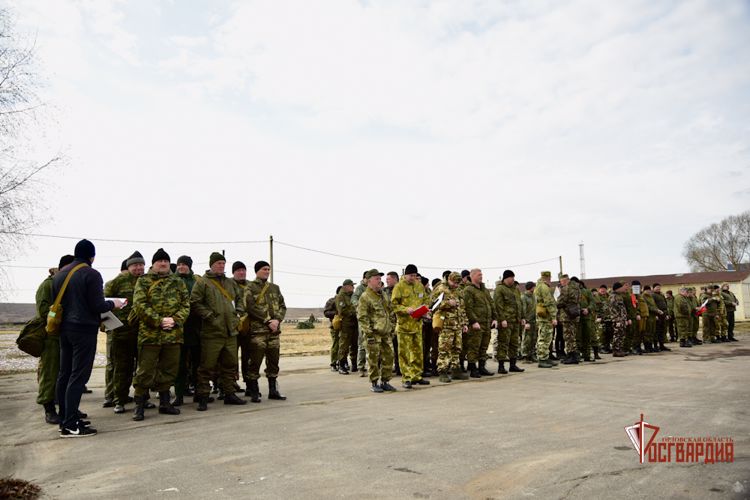 В Орле на войсковом стрельбище Росгвардии прошли учебно-методические сборы