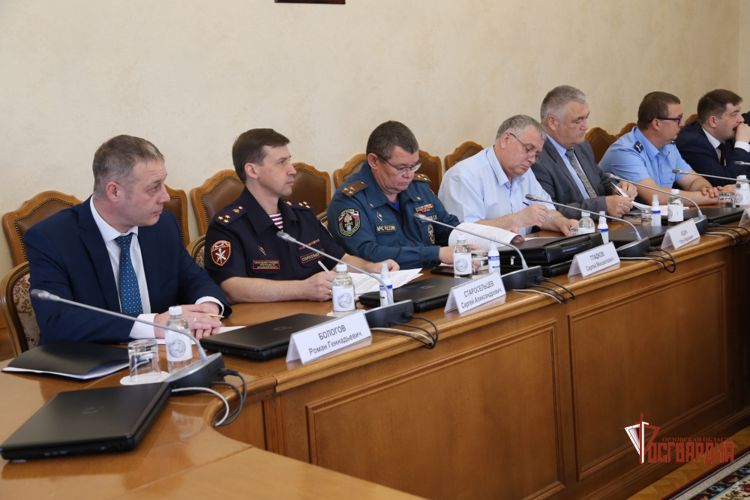 Начальник Управления Росгвардии по Орловской области принял участие в заседании регионального Оперативного штаба