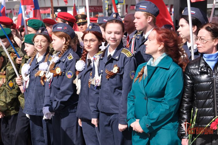 Накануне Дня Победы орловские росгвардейцы стали участниками митинга Памяти