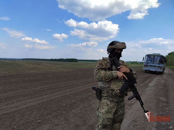 Орловские росгвардейцы приняли участие в межведомственном тактико- специальном учении