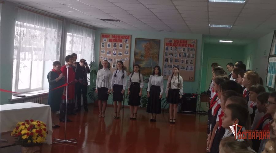 Открытие «Парты Героя» - Алексея Скворцова