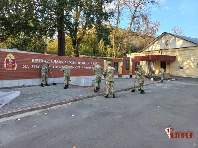 Орловские росгвардейцы поддержали экологическую акцию «Зеленая Россия»
