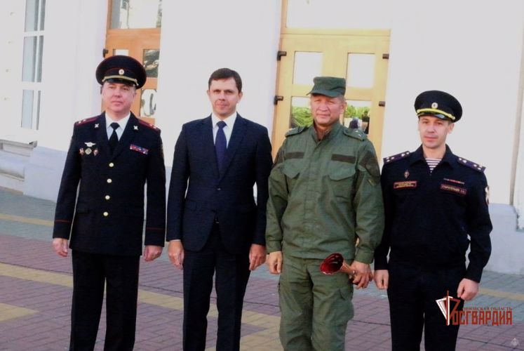 В Орле росгвардейцы стали участниками эстафеты, посвященной памяти Героя России Алексея Скворцова