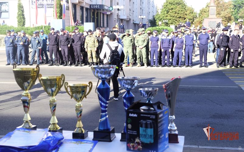 В Орле росгвардейцы стали участниками эстафеты, посвященной памяти Героя России Алексея Скворцова