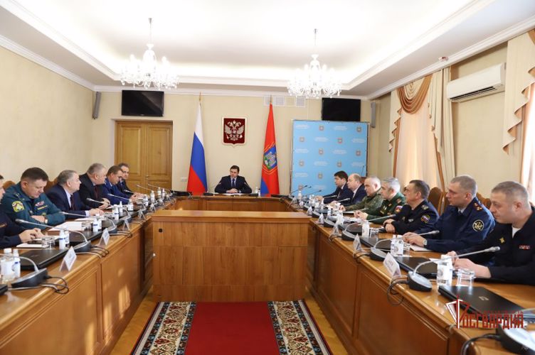 В Орле росгвардейцы обсудили безопасность новогодних праздников