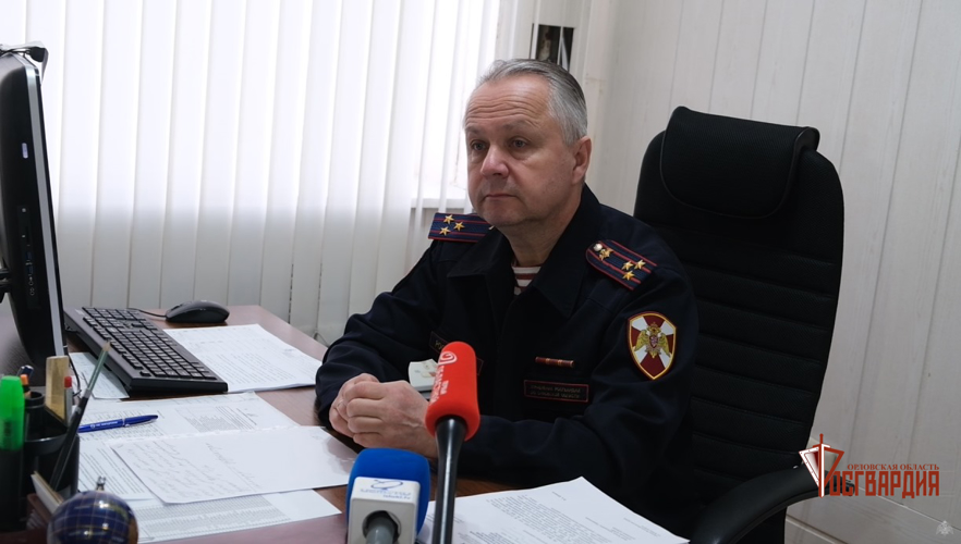 Росгвардейцы призывают орловцев сдавать бесхозное оружие