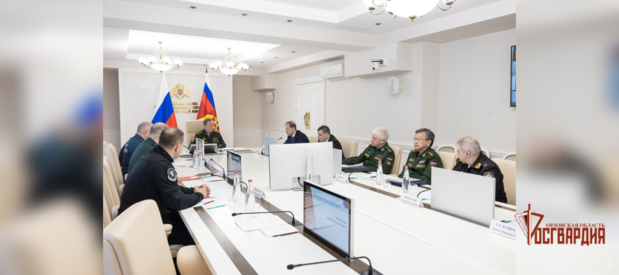 Орловские росгвардейцы приняли участие в расширенном заседании итоговой коллегии Росгвардии