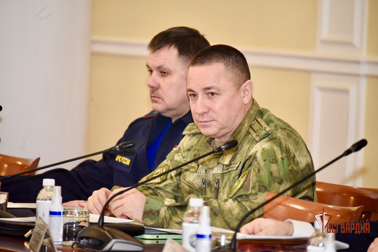 В Орле начальник Управления Росгвардии принял участие в заседании АТК и оперштаба