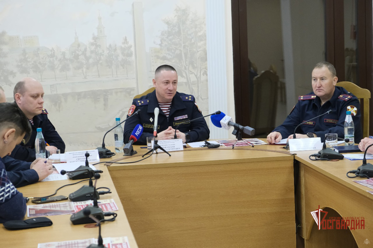 В Орле прошла пресс-конференция начальника регионального Управления Росгвардии