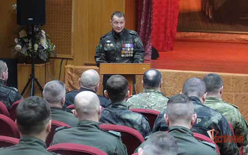 В региональном Управлении Росгвардии чествовали сотрудников СОБР «Орел»