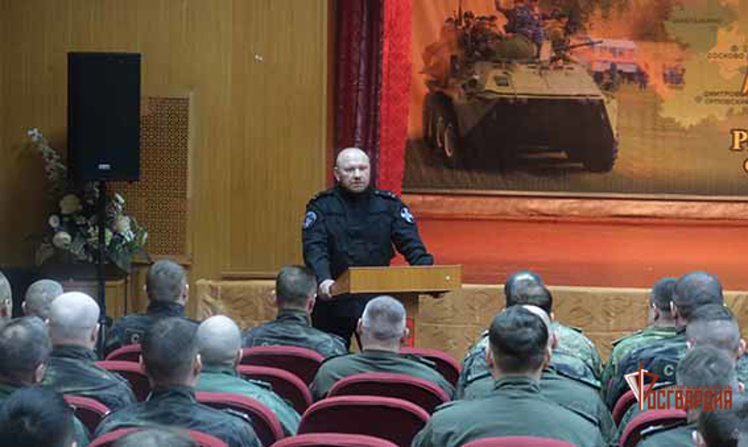 В региональном Управлении Росгвардии чествовали сотрудников СОБР «Орел»