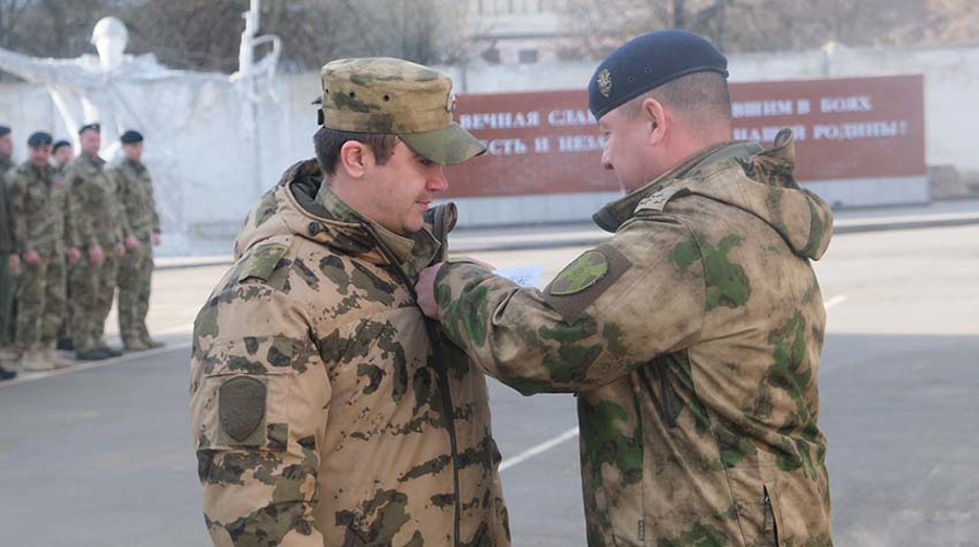 В Орле поощрили военнослужащих и сотрудников Росгвардии