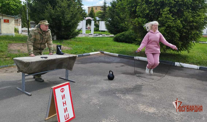 В Управлении Росгвардии по Орловской области прошла эстафета «Всегда на Страже»