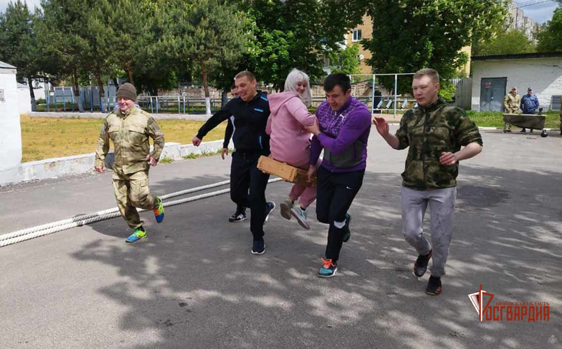 В Управлении Росгвардии по Орловской области прошла эстафета «Всегда на Страже»
