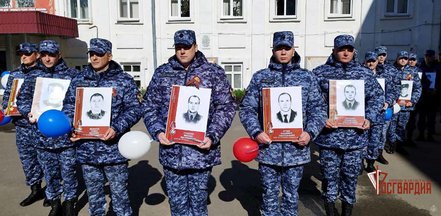 В Орле росгвардейцы провели памятные мероприятия ко Дню Победы