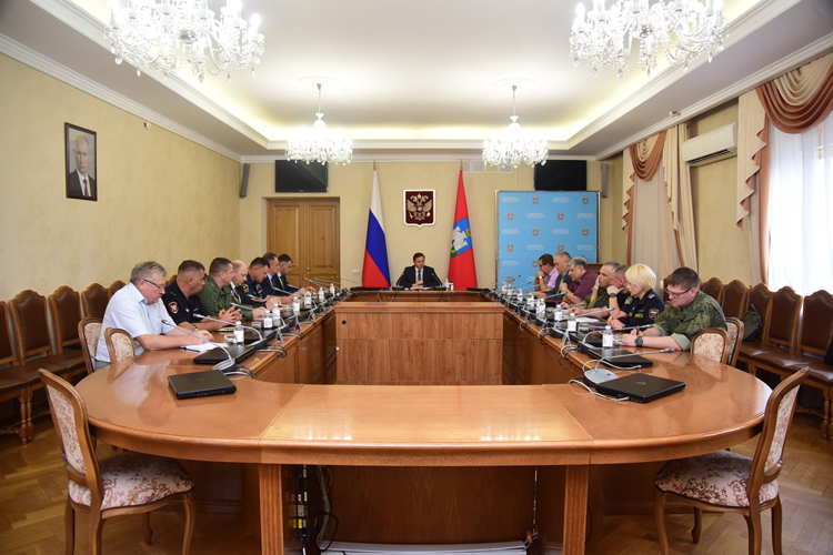 Росгвардейцы приняли участие в заседании регионального оперативного штаба