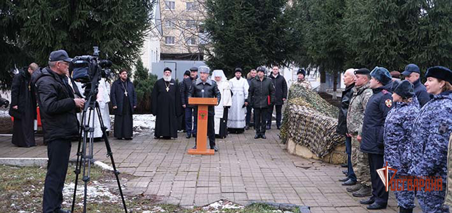 В день 255-летия со дня рождения Е.Ф. Комаровского орловские росгвардейцы приступили к строительству храма
