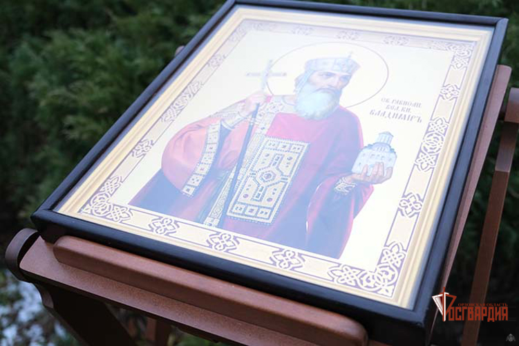 В день 255-летия со дня рождения Е.Ф. Комаровского орловские росгвардейцы приступили к строительству храма
