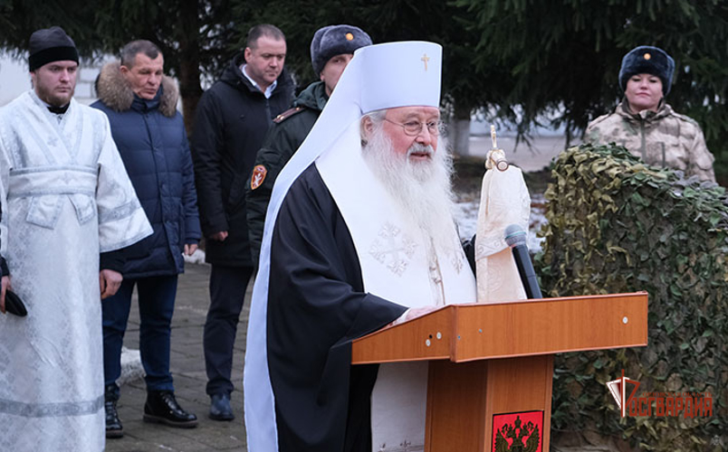 В день 255-летия со дня рождения Е.Ф. Комаровского орловские росгвардейцы приступили к строительству храма