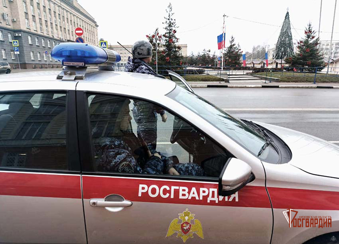 Росгвардейцы задержали двух орловцев, подозреваемых в хищении и хулиганстве