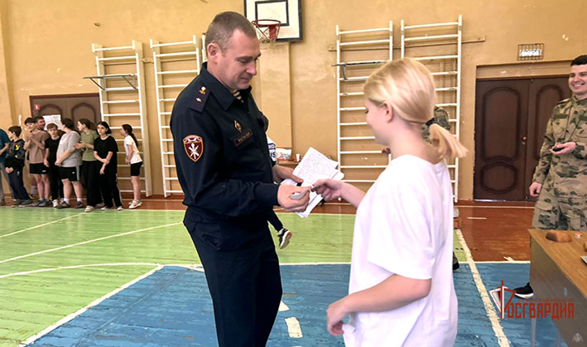 Орловские росгвардейцы рассказали школьникам о подвигах ленинградцев во время блокады