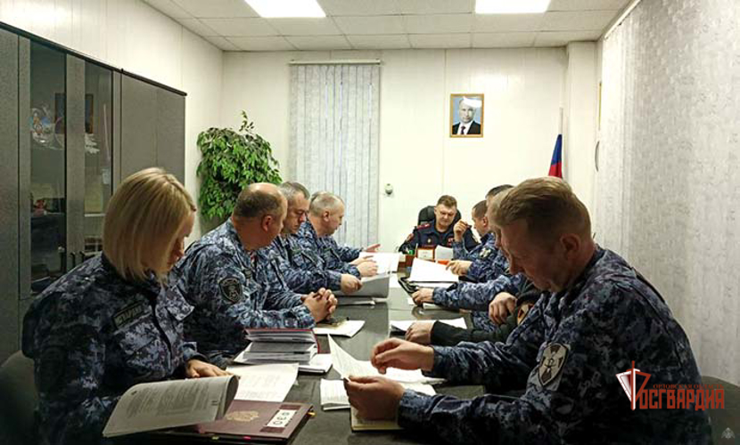 Орловские росгвардейцы обсудили направления служебной деятельности управления вневедомственной охраны в 2025 году