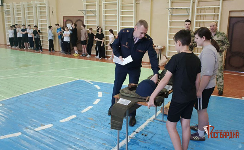 Орловские росгвардейцы рассказали школьникам о подвигах ленинградцев во время блокады