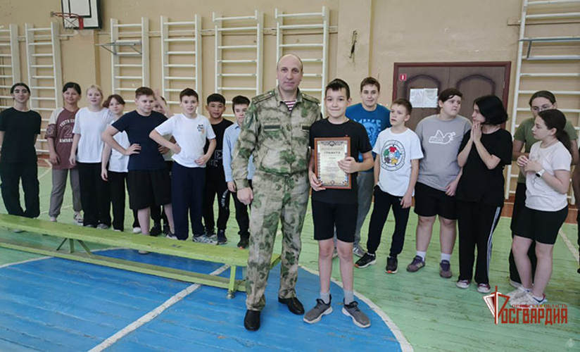 Орловские росгвардейцы рассказали школьникам о подвигах ленинградцев во время блокады