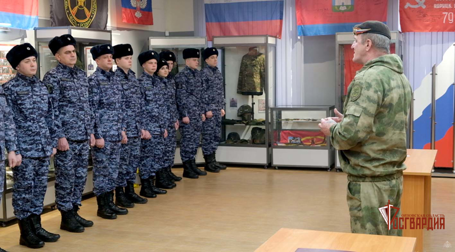 В Орле состоялось торжественное принятие присяги сотрудниками Росгвардии