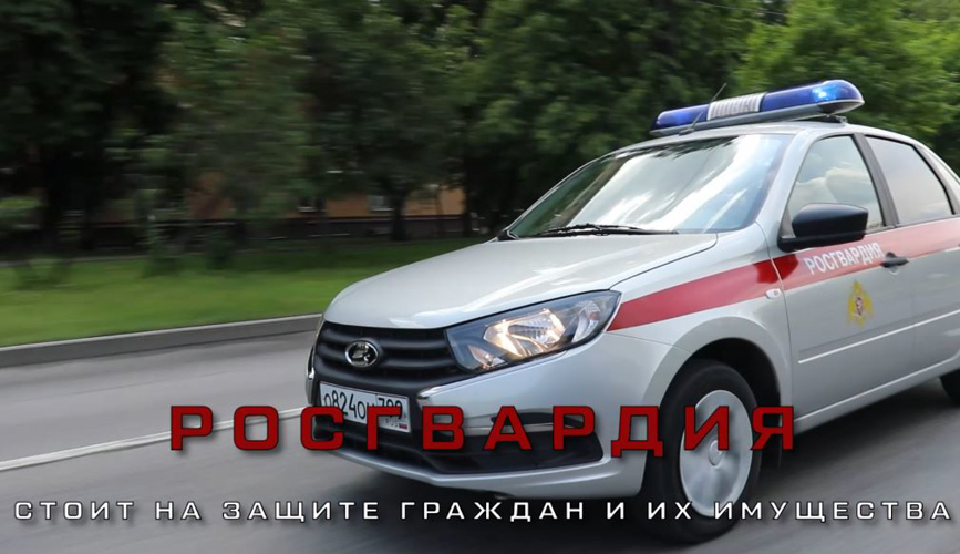 В Орле сотрудники Росгвардии задержали мужчину, подозреваемого в краже