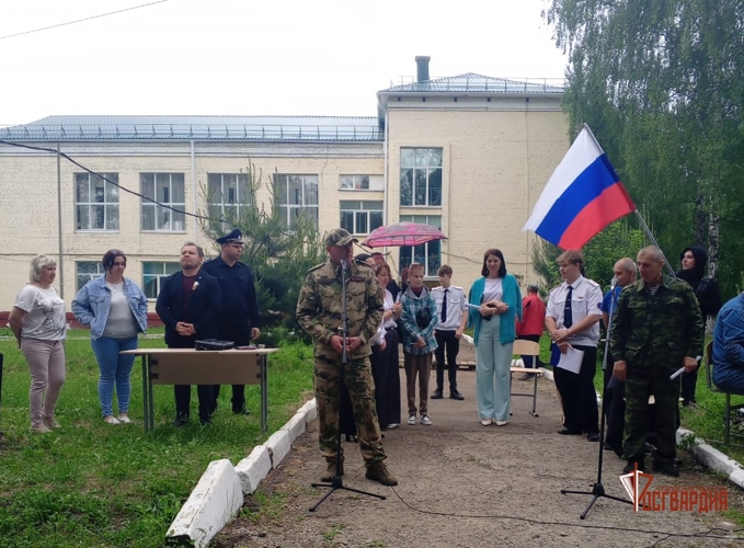 Представители ОМОН «Крепость» Росгвардии приняли участие в военно-патриотических сборах