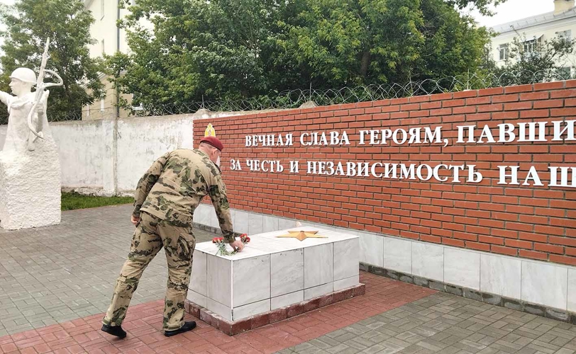 В Орле росгвардейцы почтили память ветеранов боевых действий