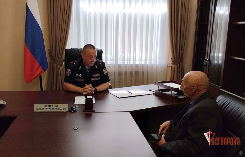 В Орле начальник регионального управления Росгвардии провел личный прием граждан