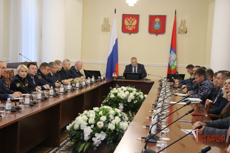 Росгвардейцы приняли участие в штабной тренировке по гражданской обороне