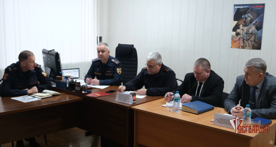 В Орле росгвардейцы подвели итоги года с представителями частных охранных предприятий