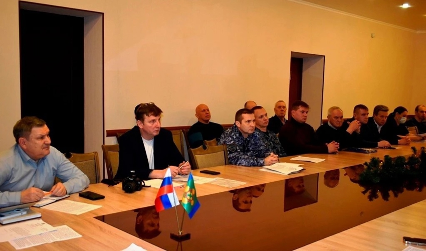 Во Мценске росгвардейцы приняли участие в заседании Антитеррористической комиссии