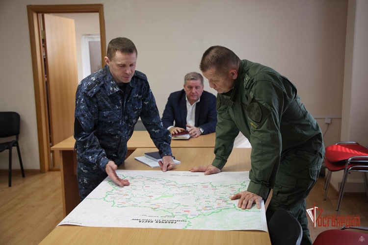 Сотрудники Росгвардии приняли участие в командно-штабном учении Оперативного штаба Орловской области