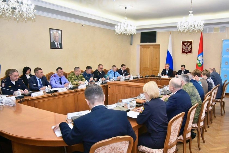 Начальник регионального Управления Росгвардии принял участие в совместном заседании АТК и оперштаба Орловской области