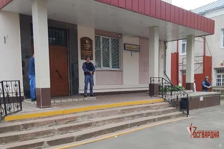 Росгвардейцы приняли участие в учебной тренировке на охраняемом объекте